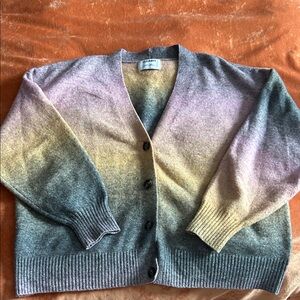 OLD NAVY Multicolor Gradient Cardigan